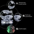 thumbnail image 5 of Fridja 3D Crystal Puzzle Jig-saw Clear Twelve 12 Constellation Astrolog Flash LED Light, 5 of 6