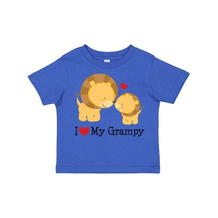 

Inktastic I Love My Grampy Grandkids Gift Toddler Boy or Toddler Girl T-Shirt