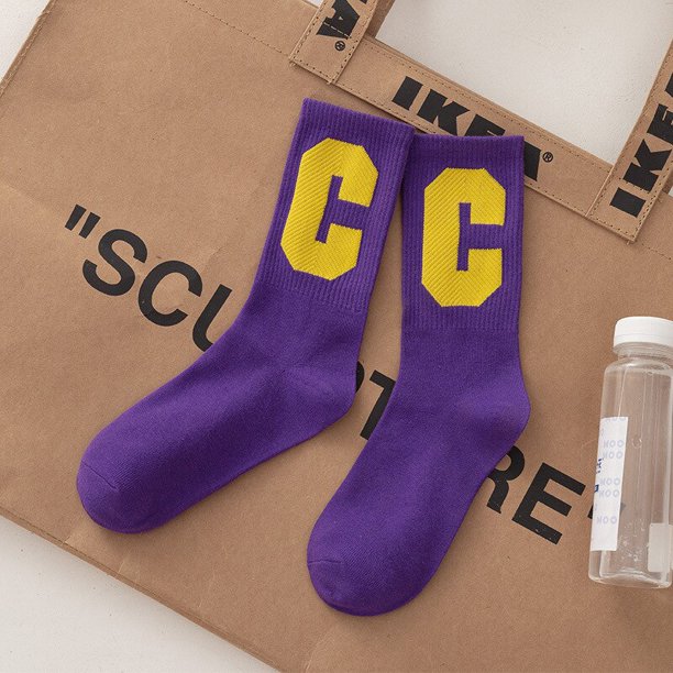 Calcetines de algodón para mujer, medias simples que combinan con todo, versión coreana, monopatín callejero, primavera y otoño