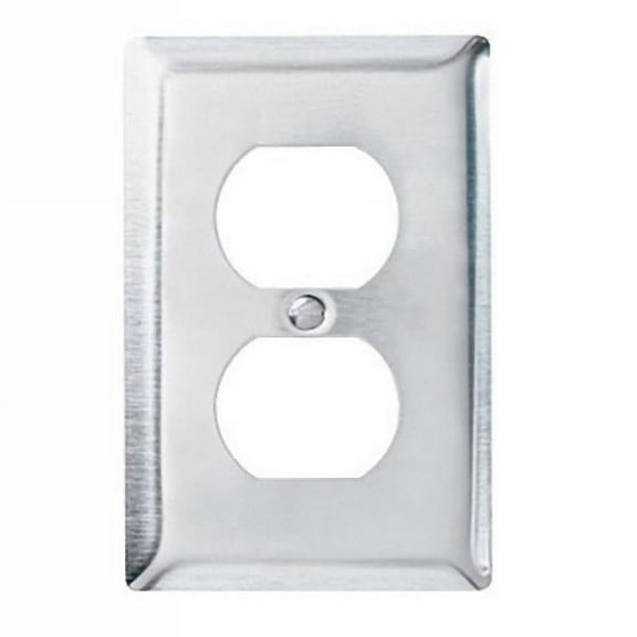 Pass & Seymour SS8CC50 Stainless Steel Wall Plate Single Outlet Easy Installation