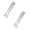 Silver*2pc, variant on Xinyat Incense Clip Holder 9.5Cm Metal Incense Tweezer Tongs for Burning Backflow Cones Sticks Aromatherapy