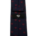 thumbnail image 4 of DC Superman Shield Navy and Red Dot Tie, 4 of 5