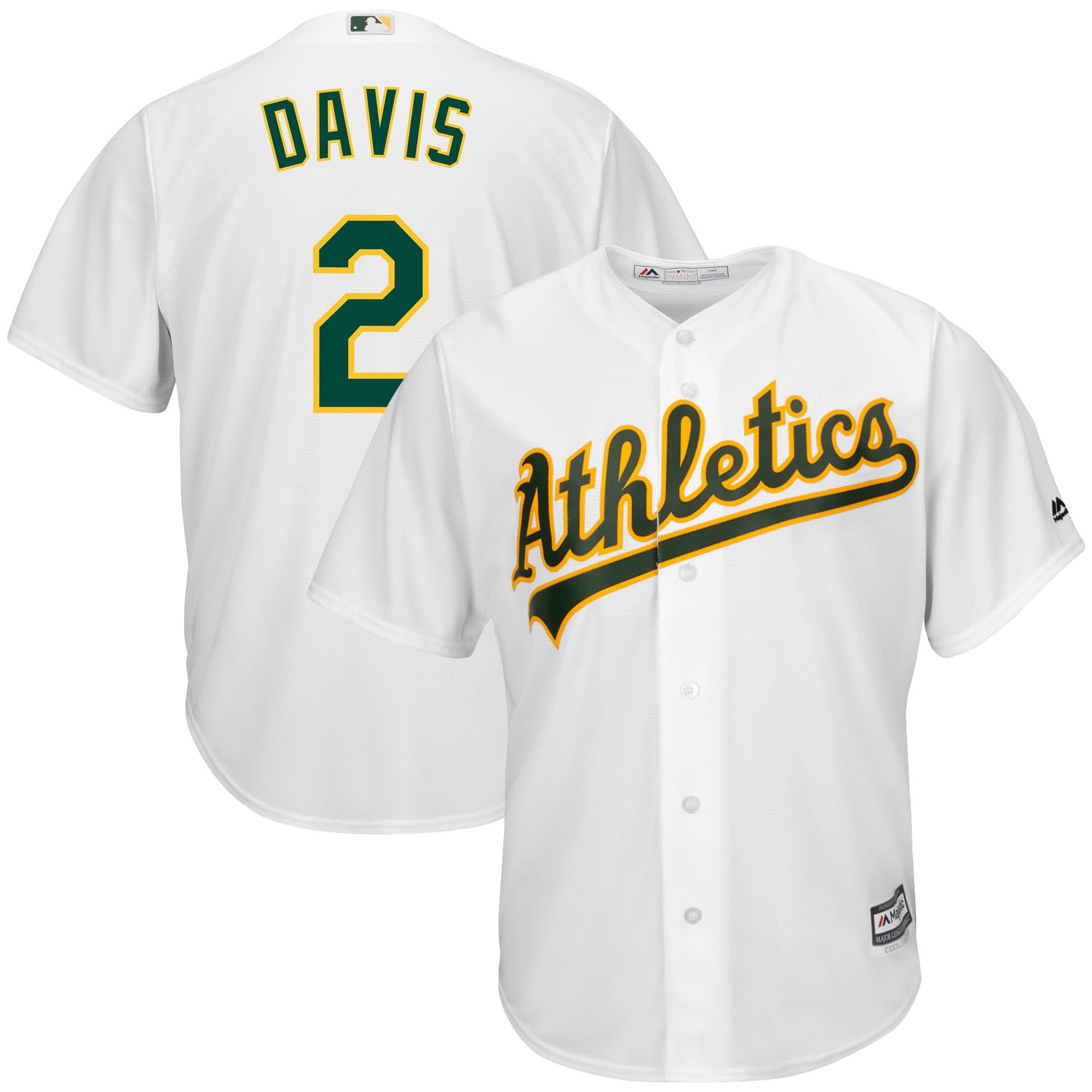 Majestic Oakland Athletics Home White Cool Base Toddler Jerseys
