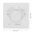 thumbnail image 3 of Dayesque Adjustable In-Wall Speaker Volume Control with Replacement Knob and Tone Control for Home Audio Systems, 3 of 8