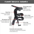 thumbnail image 2 of 2X Sprays Can Extension Pole Adaptor Sprayer Extension Pole Adaptor Adjustable Angle Sprays Extender Bracket A,2 x Sprays Extension Pole Adaptor,Black, 2 of 8