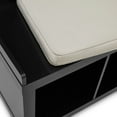 thumbnail image 6 of Better Homes & Gardens 3-Cube Storage Bench, Solid Black, 6 of 6
