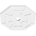 thumbnail image 2 of 24"OD x 3"ID x 8 1/4"C x 1"P Logan Architectural Grade PVC Contemporary Ceiling Medallion, 2 of 11