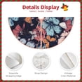thumbnail image 3 of Sikiie Flowers ad Butterflies Nativity Christmas Tree Skirt, Jesus Christian Winter Holiday Tree Mat Decoration(30-48IN)48", 3 of 6