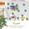 thumbnail image 3 of Strong Refrigerator Magnet Fridge Sticker, Patchwork Of Irregular Lumps Of Blue 12Pcs Beautiful Photo Decorative Magnet Set, Small Round Crystal Glass Craftwork for Refrigerator Decor, 3 of 4