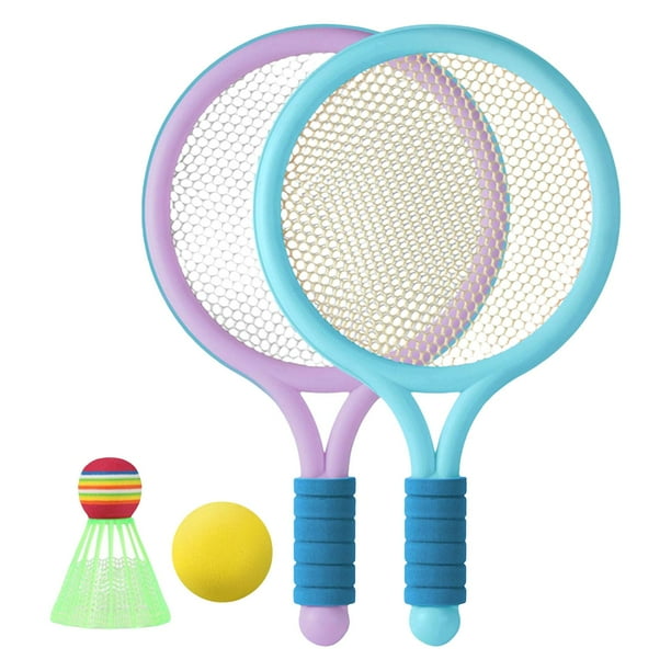 Raquettes De Badminton Roses – Cadre Alliage Fer, Manche Antidérapant, Couverture Conique, Lot De 2 Pour Débutants Et étudiants
