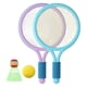 thumbnail image 3 of Raqueta de bádminton para niños, 1 unidad, pelotas de tenis ligeras, dobles, deportivas azul morado, 3 of 6