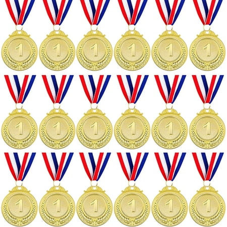 illustration simple de la médaille de récompense avec des rubans