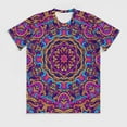 thumbnail image 3 of T Shirt For Men Vintage Ethnic T-Shirt Men Colorful Tribal Print Classic T-Shirts Premium Trending T, 3 of 7