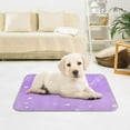 thumbnail image 6 of Pet Cooling Pad Foldable Self Cooling Mat Breathable Pet Cushion Sleep Pad for Dogs and Cats Purple Stars and Hearts S, 6 of 9