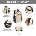 thumbnail image 4 of JIALIOU 14" Laptop Backpack Waterproof Airline Approved Stylish Casual Daypack for Travel Business College Work, Cartoon Colorful Dogs, 4 of 8