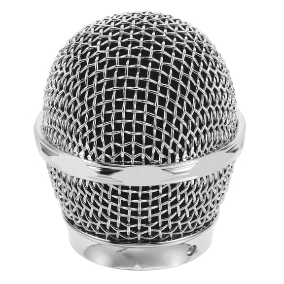 LITINKIMI Microphone Grille Silver 1Set 2.4In For Mic Protection