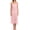 Pink, variant on Women Cotton Silk Long Slip Dress Camisoles Full Slips For Under Dress Nightgowns Petticoat
