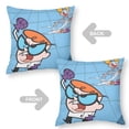thumbnail image 2 of Dexter's Laboratory-themed plush velvet Pillow Cover Case Gifts Pillowcase Home Decorative Throw Cushion Birthday Present Fans Lover, 2 of 6