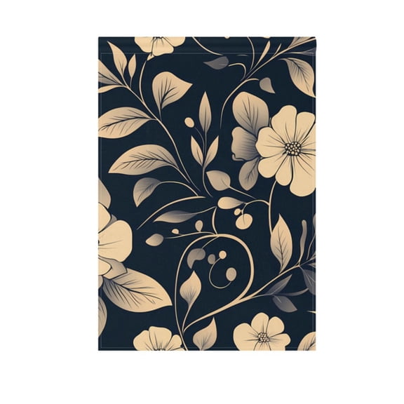 Flash Flower and Leaf Garden Flag 12X18 Double Sided Yard Flags for Outside Outdoor All Seasonal Decoration