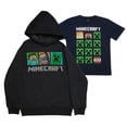 thumbnail image 1 of Pack de 2 sudaderas con capucha y camiseta de Minecraft Clothing para niños, 1 of 6