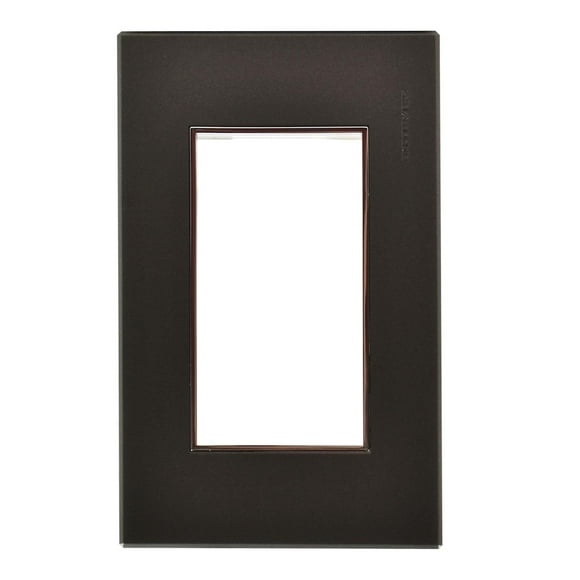 Placa Decorativa 3 Ventanas Estévez Omega Gris Oscuro 12.1X7