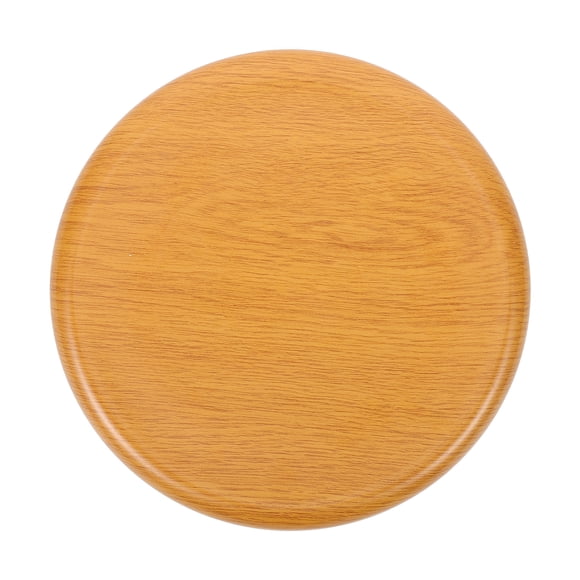 Taburete de madera con tapa redonda y asiento de madera, taburete de bar con asiento de madera, repuesto de taburete de madera.