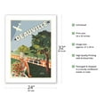 thumbnail image 2 of Deauville France - Queen of the Normandy Beaches - Vintage Travel Poster by Jean Don c.1925 - Bamboo Fine Art 290gsm Paper Print (Unframed) 24x32in, 2 of 4