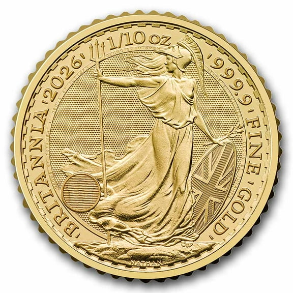 2026 Great Britain 1/10 oz Gold Britannia BU