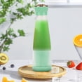 thumbnail image 4 of Exprimidor recargable portátil, 400 ml de capacidad, 4 cuchillas de corte 360°, batería de 1200 mAh, 15-20 W de potencia, diseño de vaso pequeño, a prueba de fugas, mezcla eficiente, botella de agua, 4 of 5
