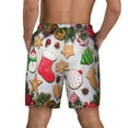 thumbnail image 4 of Haiem Christmas Gingerbread Cookies Men'S Quick-Dry Swim Trunks: Comfortable Beach Shorts With Mesh Lining And Pockets - Ideal For Swimming And Sunbathing Medium, 4 of 9