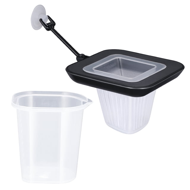 SHISUYAN Mangeoire vers Rouges POPETPOP pour Aquarium, Gobelet d'Alimentation Flottant pour vers de Sang, Panier Cône en Plastique