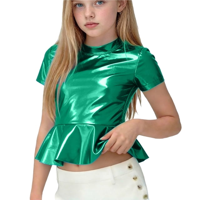 Disfraces de Niños Niños Primavera Y Verano Festival de Color Sólido Carnaval Fiesta Performance Cuello Redondo Camiseta Top para Niños Disfraz de Niño Pequeño