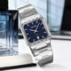 thumbnail image 5 of Reloj de cuarzo para hombre con indicador de fecha – Reloj de pulsera de acero inoxidable para negocios, resistente al agua para uso diario, reloj analógico de moda para la oficina o uso casual., 5 of 6