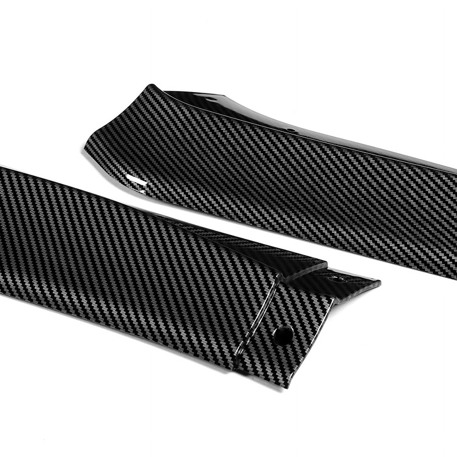 Stay Tuned Performance For 2013-2015 Honda Civic Sedan Carbon Look Aero-Style Front Bumper Body Kit Lip