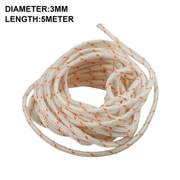 Pull Starter Recoil Start Cord Rope 3.0Mm X 5 Mtrs Metres Lawnmower Parts