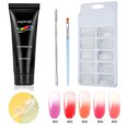 thumbnail image 2 of Manicure Set Quick Building Gel Thermal Color Change Nail Molds Therapy Pen Nail Art Extension Set, 2 of 7