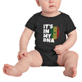 thumbnail image 2 of It's In My DNA Senegalese Flag Country Pride Baby Bodysuits Newborn Clothes (Black, 6-12 Months), 2 of 5