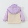 thumbnail image 4 of MEZZALL Kids Boys Girls Patchwork Coat Hooded Jacket Toddler Windproof Zipper Outwear Lovely, 4-5 Years, 4 of 4