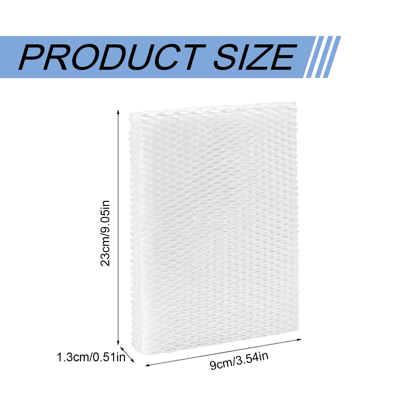 ZOURIH 4 Pack MD1-0034 Humidifier Wick Replacement Filters Compatible with Vornado EVAP2,EVAP40,EV100,EV200,EVDC300,EVDC500,EVDC505 Evaporative Humidifiers,MD1-0034-White