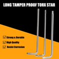 thumbnail image 4 of HUGFEGWE T25 Long Tamper Proof Torx Star Key Bit Wrench L-Shape Nickel Plating 1Pcs CJB91-23219, 4 of 6