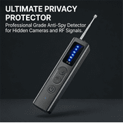 Smart Hidden Camera Detectors, Bug Detector, RF Detector, GPS Tracker Detector Device to Detect Listening Devices for Office, Hotel, Travel and Car, Indoor Use Black