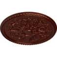 thumbnail image 3 of 32 5/8"OD x 2"P Bradford Ceiling Medallion (Fits Canopies up to 6 5/8"), Hand-Painted Antique Copper, 3 of 6