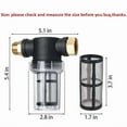 thumbnail image 6 of FLINT - Garden Hose Filter For Pressure Washer Inlet Water Inline Filter For Sediment, 6 of 6