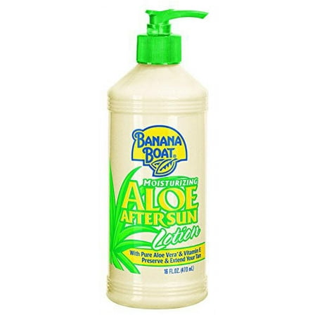 Banana Boat Aloe Vera Sun Burn Relief Sun Care After Sun Lotion (Pack of 16)