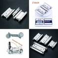 thumbnail image 5 of Heavy Duty Commercial Grade Side Mount Spring Hinge, Compact Durable Exquisite Craft Stainless Steel For Cafe Bar Counter Doors, Auto-close With Tension Adjustment (78Mm), 5 of 5