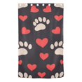 thumbnail image 2 of Paw Claws with Hearts Blackout Curtain Panels Drapes Privacy Assured with Light Filtering Curtains for Living room Bedroom Bathroom Window, 2 of 6