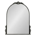 thumbnail image 5 of Kate and Laurel Myrcelle Traditional Arched Mirror, 21 x 26, Antique Black, Decorative Arch Vintage Mirror with Ornate Garland Detailing along the Crown and Edges of the Frame, 5 of 7