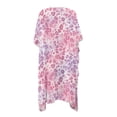 thumbnail image 5 of Xoenoiee Pink Leopard Print Bathing Suit Cover Up for Women Chiffon Beach Coverup Sheer Summer Kimono Cardigan Swimsuit for Hawaiian Beach, 5 of 7