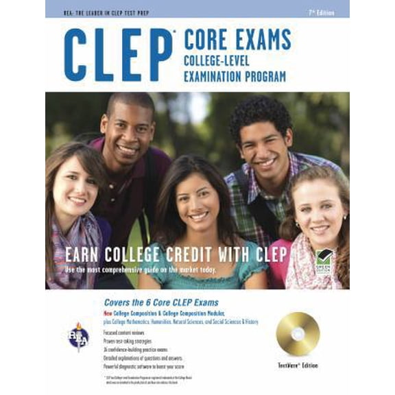 Pre-Owned CLEP Core Exams w/ CD-ROM (CLEP Test Preparation) (Paperback) 0738604879 9780738604879