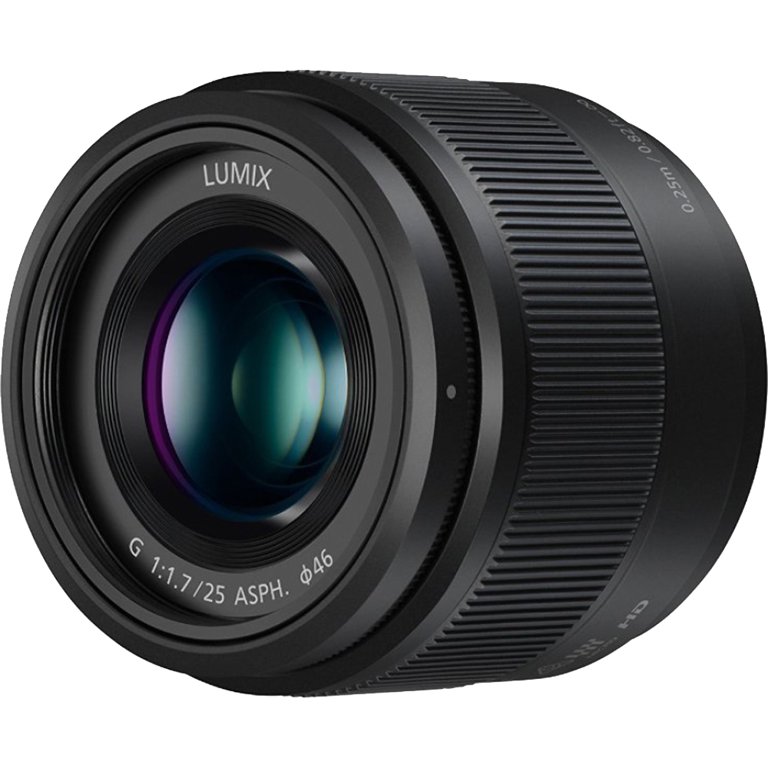 【美品】パナソニック LUMIX G 25mm F1.7 H-H025 レンズ Panasonic LUMIX G H-H025K Camera Lens - 25mm F1.7 for Micro